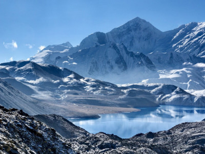Gangapurna Lake & Glacier
