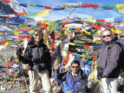 Laetitia and Fabien NEPAL from October 30 to November 21, 2010